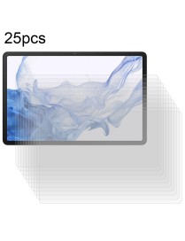 For Samsung Galaxy Tab S8 25pcs Full Screen HD PET Screen Protector
