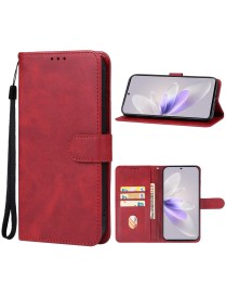 For vivo S16e Leather Phone Case(Red)