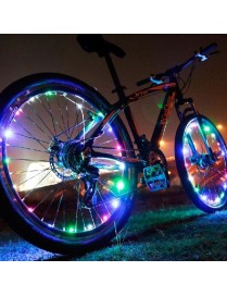 Bicycle Wheel Spoke Decorative LED Light Article Bar Strip, 15 LEDs