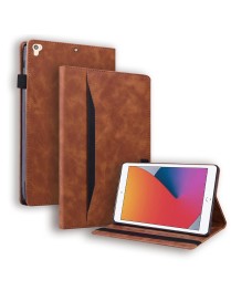 For iPad 9.7 2018 & 2017 / Pro 9.7 / Air 2 Business Shockproof Horizontal Flip Leather Case with Holder & Card Slots & Photo Fra
