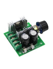 12V-40V 10A DC Motor Speed Controller PWM Stepless Speed Switch, Style: Without Stand