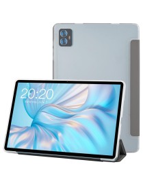 For Teclast M50 / M50 Pro / M50 HD 3-Fold Holder Folio Leather Tablet Smart Case(Grey)
