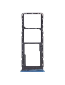For infinix Hot 10 Play / Smart 5(India) X688C X688B SIM Card Tray + SIM Card Tray + Micro SD Card Tray (Blue)