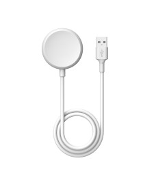 For Google Pixel Watch USB Port Smart Watch Magnetic Charging Cable, Length: 1m(White)