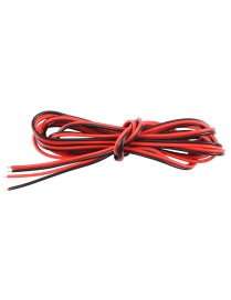 1 Pairs 22AWG Red Black Parallel Circuit Cables, Length: 2m