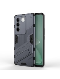 For vivo S16 Pro 5G Punk Armor 2 in 1 PC + TPU Shockproof Phone Case with Invisible Holder(Grey)