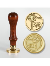 English Letters Series Fire Lacquer Seal Toxca Handle+Brass Seal Head(YW-40 Gift)