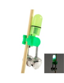 10 PCS Fishing Accessory Twin Bells Clip Fishing Bite Alarm with LED Night Light