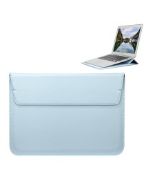 Universal Envelope Style PU Leather Case with Holder for Ultrathin Notebook Tablet PC 13.3 inch, Size: 35x25x1.5cm(Blue)