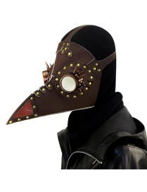 HG073 Halloween Barbed Spectacled Beak Shape Mask