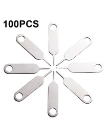 100 PCS Universal Thickened and Hardened Steel Phone Card Removal Pin(Style 2)