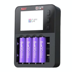 ISDT C4 EVO NiMH/NiCd Cylindrical Lithium Battery Smart Charger(Black)