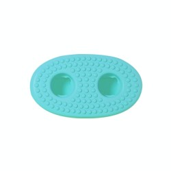 Inflatable Pool Floating Silicone Drink Cup Holder(Green)
